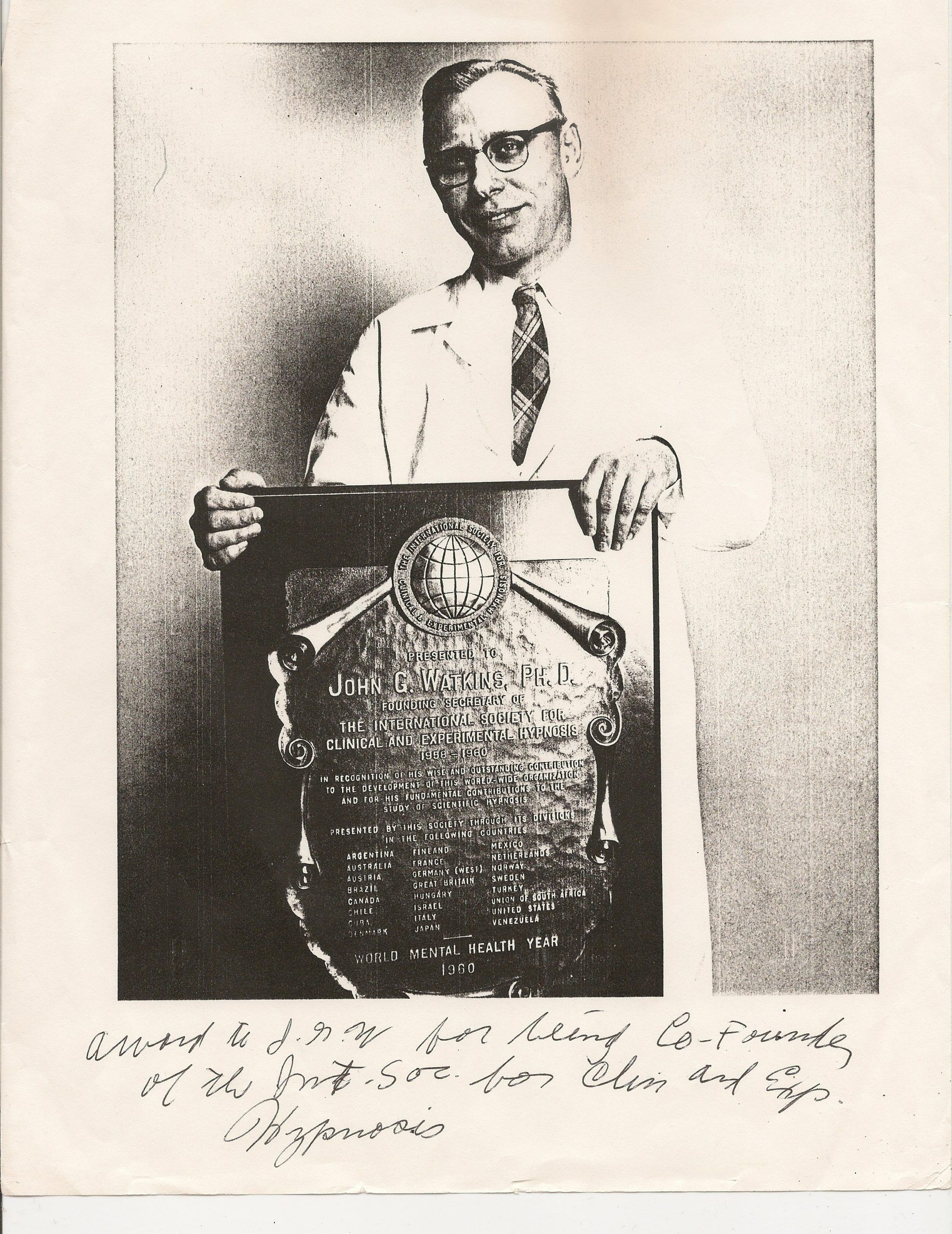 Letter from Jack Watkins 2010