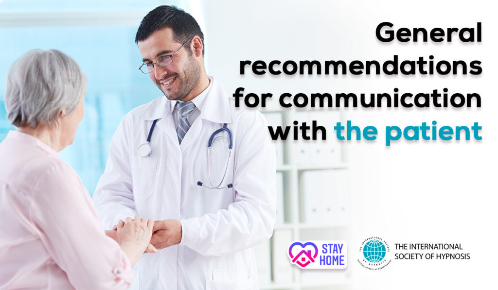 General recommendations for communication with the Patient